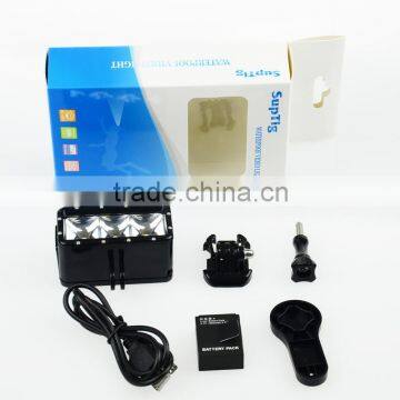 Waterproof Underwater Lamp Mount LED Diving Flash Light For Gopros Heros4s/4/3+3/2 photo-2