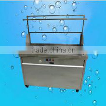 Fried Ice Cream Roll Machine|Yogurt Frying Machine|Round Pan Ice Cream Frying Machine