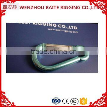 Hot Selling High Quality ALUMINUM CARABINER Green SPRING HOOK China Rigging Hardware Manufacture photo-3