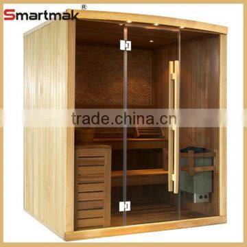 Manufacturer wholesale luxury sauna cabin,hemlock sauna house, sweathouse, finland traditional steam sauna room