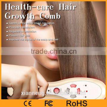 Personal High Quality Vibrating Massager Health and care hair growth comb with Removable cleaning
