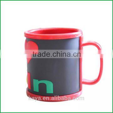 3D cartoon plastic mug cup