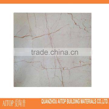 Square full polished vitrified ceramic floor tile 600x600mm non-slip