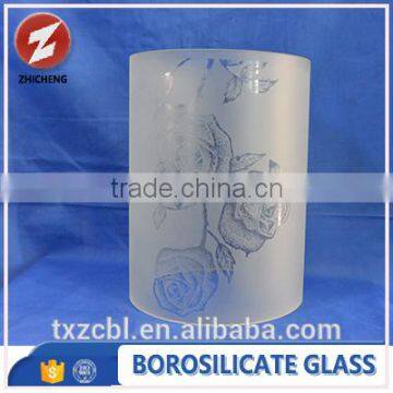 high-temperature resistent glass lamp cover used as decoration