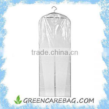 Customized clear plastic garment cover