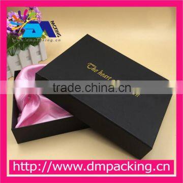 Custom black hard gift case for packaging box