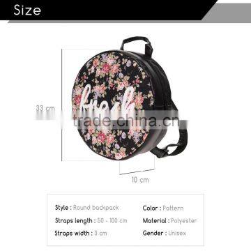 New Design 3D Print Hot Sale Polyester Custom Backpack Bag photo-2