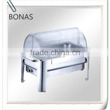 New trend glass lid chafing dish , chafing dish burner