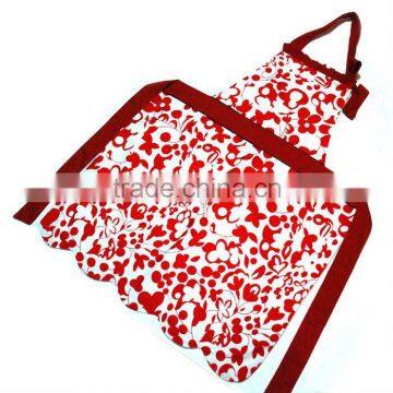 fashionable kitchen chef apron 100% cotton design cooking apron