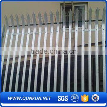 1.8-3M Ral Colour Required Steel High Security Palisade Fencing\Cheap Fences For Sale