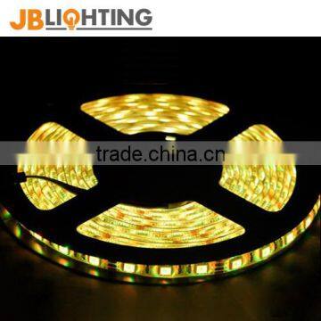 waterproof double layer flexible led strip SMD3528 yellow light