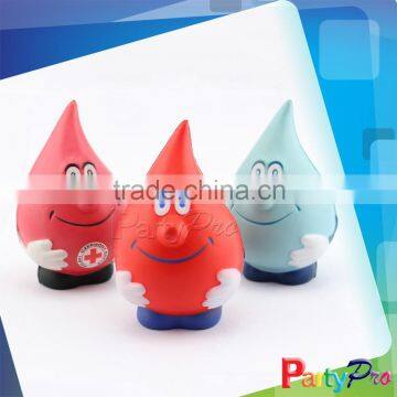 Partypro 2015 New Wholesale 4/5/6.3/7/7.6/10/15/20CM DIA Custom Water Drop Stress Ball photo-2