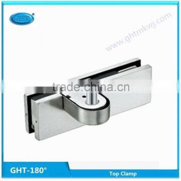 supply factory price 180 degrees Overpanel patch fitting, Eccentric stainless steel top clamp