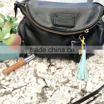 Leather Tassel Key Fob With Swivel Clip photo-4