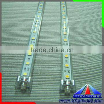 50cm Smd5050 led aluminum strip / led rigid strip aluminum with cap end tube bar light