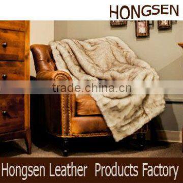 HSTH054 Printed fake fur blanket