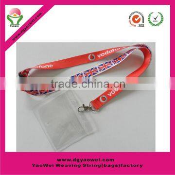 2016 new fashion high quality red 2cm width cute id badge holder sublimation lanyard                        
                                                Quality Choice