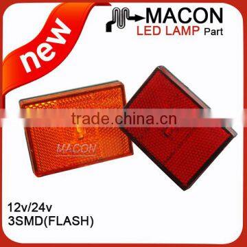 Reflex LED Marker Light led side marker lamp RED AMBER