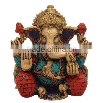 Sitting Ganesha 9"