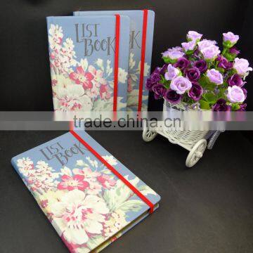 unique design full colors printed fabric cover designer journals