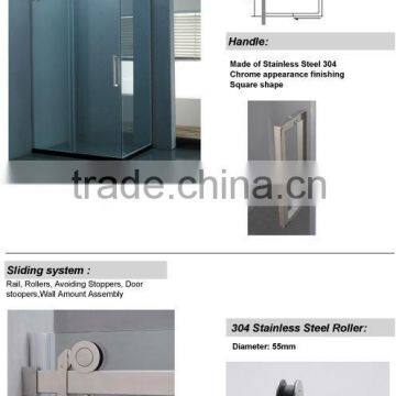 Rectangle Sliding Open Style Aluminium Profiles Cheap Shower Enclosures&Prefab Shower Enclosures (KT8115) photo-3