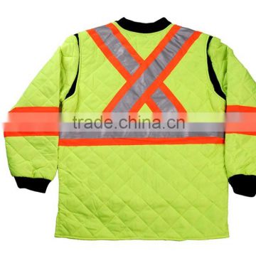 Traffic Safety Winter Jacket Safety Bomber Jacket cotton coat