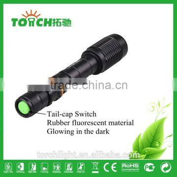 High Power Flashlight XML T6 Zoomable 5 Modes With SOS Flahslight Glare Flashlight for Outdoor Camping Use 2*18650 Battery Lamp photo-3