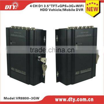 china dvr manufacturer 4 channel 3g vehicle power 12 volt dvr,VR8800-3GW