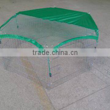 6 panels or 8 panels cheap folding pink puppy rabbit cage