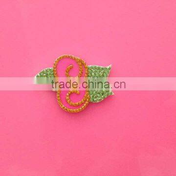 2015 Hot selling factory price new style 47*39mm rhinestone button fashionable decorations in stock (btn-5619)