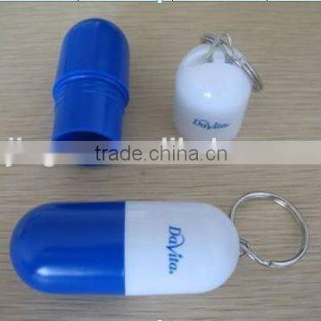 Promotional Keychain Medicine Capsule Storage Box