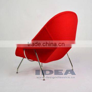 Replica Womb Chair - Red Wool Fabric photo-3