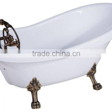 SUNZOOM UPC/cUPC Certified American Standard Freestanding Bathtubs, Single Slipper Tubs, Freestanding Clawfoot photo-2