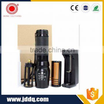 2016 New Invention Zoomable XM-T T6 Mini Led Flashlight With 3*AAA or 26650 Battery photo-2