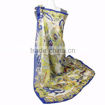 Fashion Printing chiffon cooling scarf Square Scarf