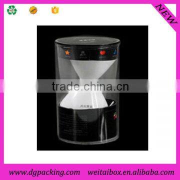 round plastic container packaging for lighting&plastic light packaging tube