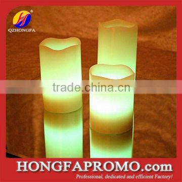 2015 Newest Paraffin Wax Colorful Smokeless Candle Light