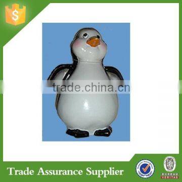 Small Resin Penguin Piggy Bank Money Box