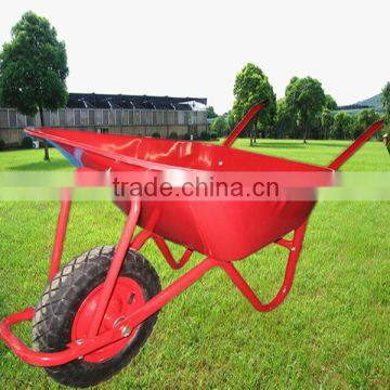 High Quality Wheelbarrow WB5009 With Single Solid Wheel and Galvanized Tray photo-3
