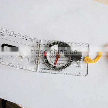DC40-2 School Math Compass,carabiner Keychain With Compass,hook Compass