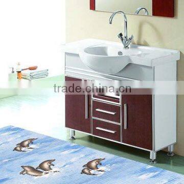 Printed anti slip pvc foam carpets floor mat for bathrooms