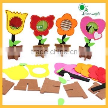 Craft Flowers Foam Photo Frame,Promotional Photo Frame