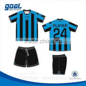 Most popular digital printing cool dry kids soccer wear