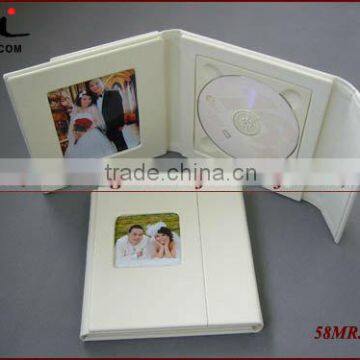 Wedding DVD cover,Leather DVD Cover,1Picture 2Disc