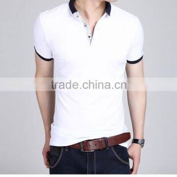 Men's tshirt manufacturers in China&white tshirt blouse design for man