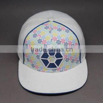 FASHION COTTON FLAT BRIM FITTED 3D EMBROIDERY SNAPBACK HAT ONLINE