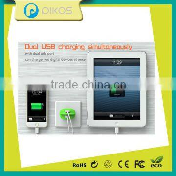 Latest traveling gift 5V 2.4A Dual USB AC to DC laptop travel adapter
