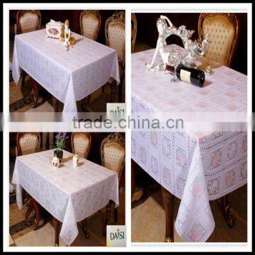 54" pvc lace table cloth factory