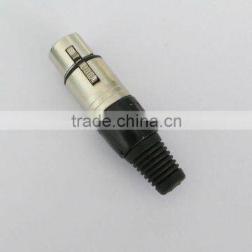 XLR Cannon 3Pin female plug Audio Microphone connector