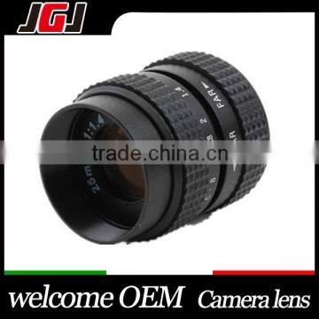 Black C Mount 25mm f/1.4 CCTV Lens For Canon 50D 7D For Sony A230 A100 For Pentax K-3